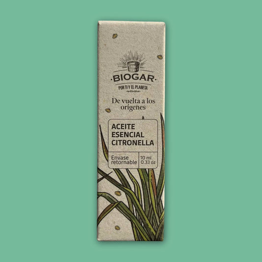Aceite Esencial de Citronela 10 ml. Biogar