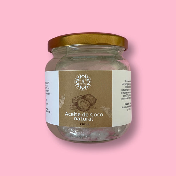 Aceite de Coco Natural 230 ml. Ayurveda Ancestral