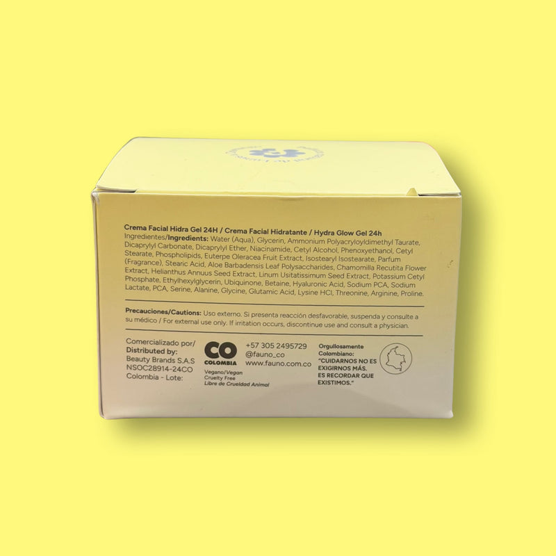 Crema Facial Hidra Gel 24h 50 gr. Fauno - Image 4