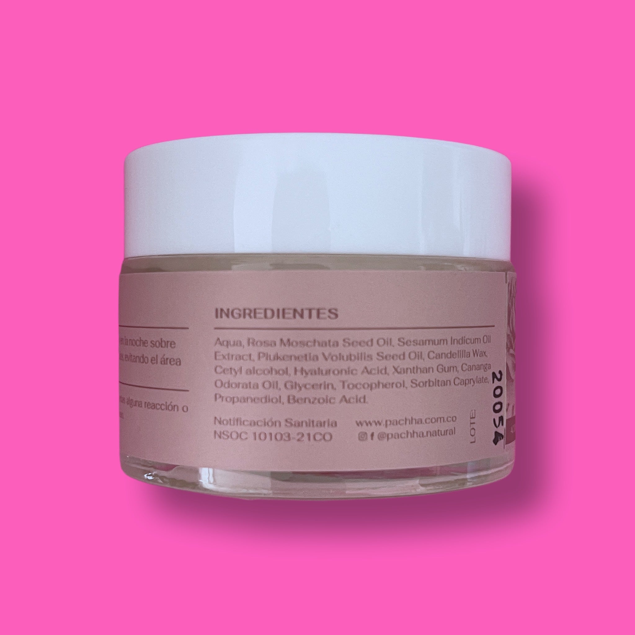 Crema Facial Hidratante Rosa Silvestre Pachha 50 ml. - Gallery 6