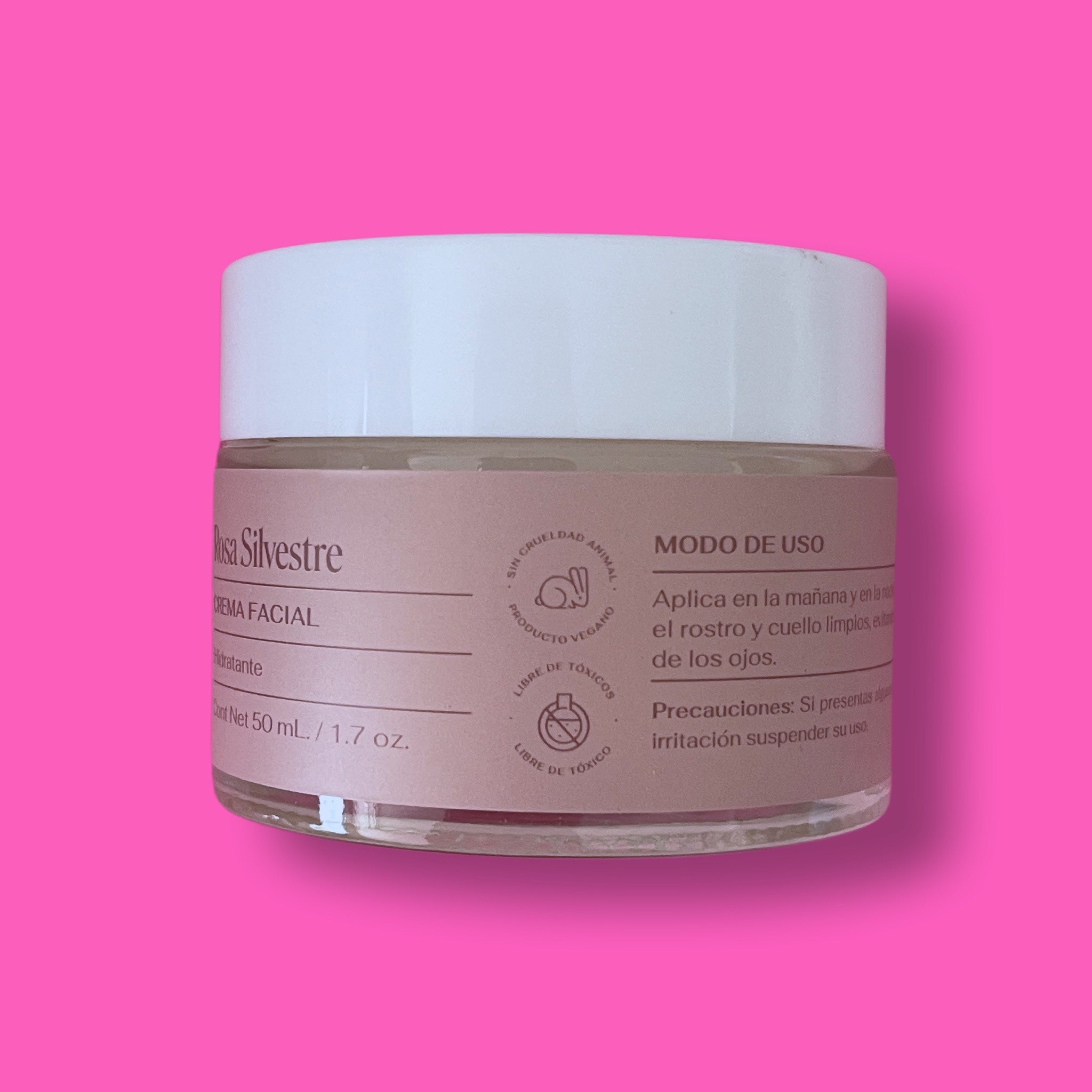 Crema Facial Hidratante Rosa Silvestre Pachha 50 ml. - Gallery 5