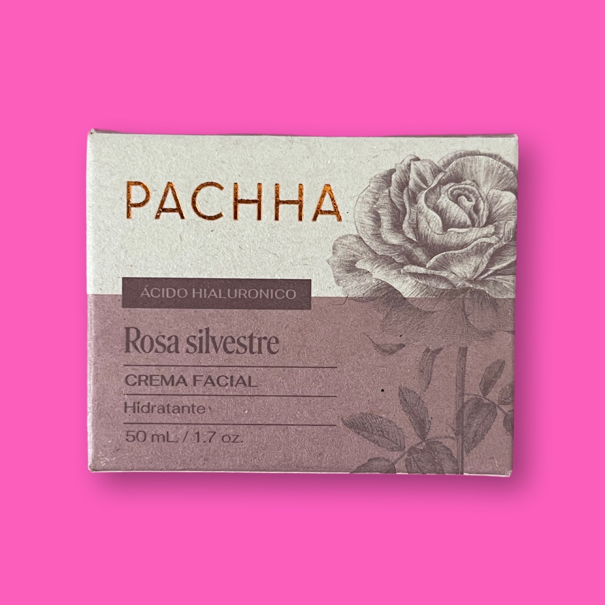 Crema Facial Hidratante Rosa Silvestre Pachha 50 ml. - Gallery 2