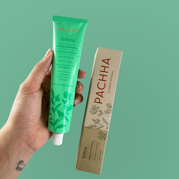 Crema Hidratante Corporal Verbena Pachha 85 ml. y 25 ml.