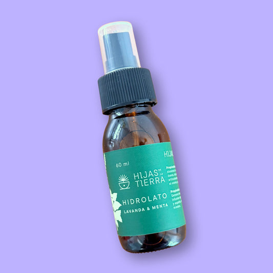 Hidrolato de Lavanda y Menta 60 ml. Hijas de la Tierra