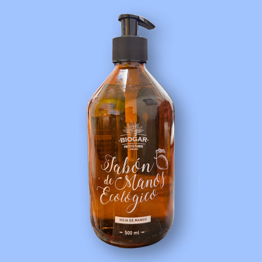 Jabón de Manos Ecológico Hoja de Mango 500 ml. Biogar