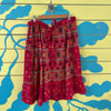 Falda Roja con arabescos