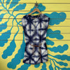 Vestido Azul -blanco