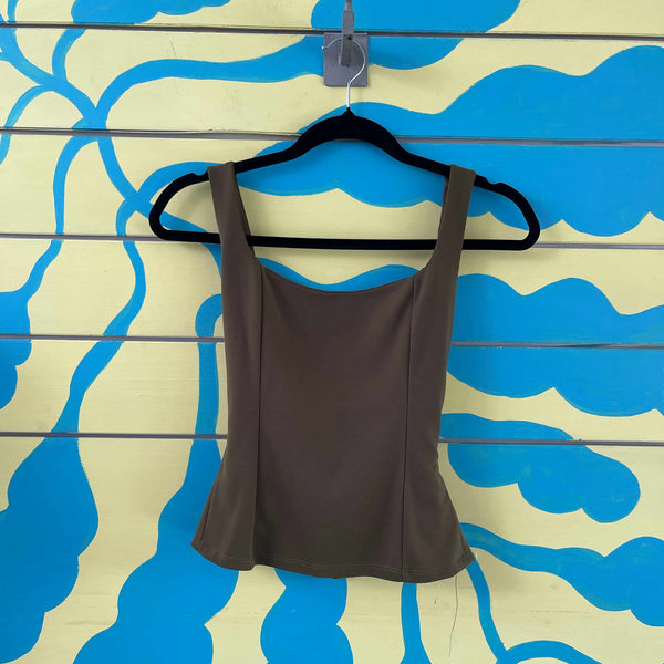 Crop top verde