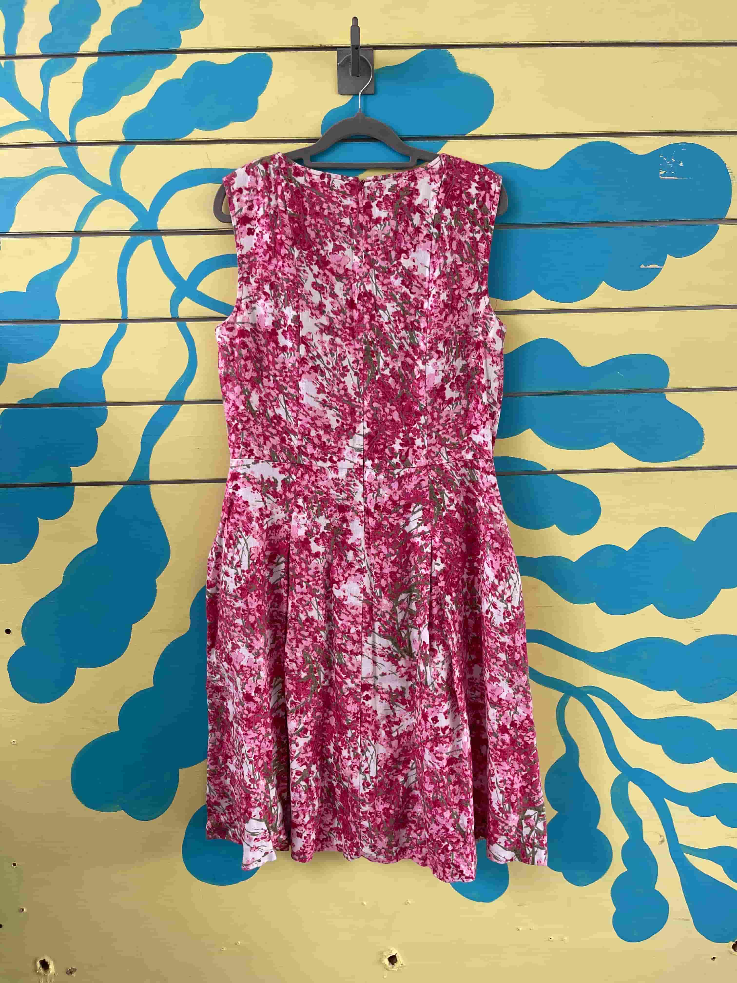 Vestido Rosado de flores rosa - Gallery 2