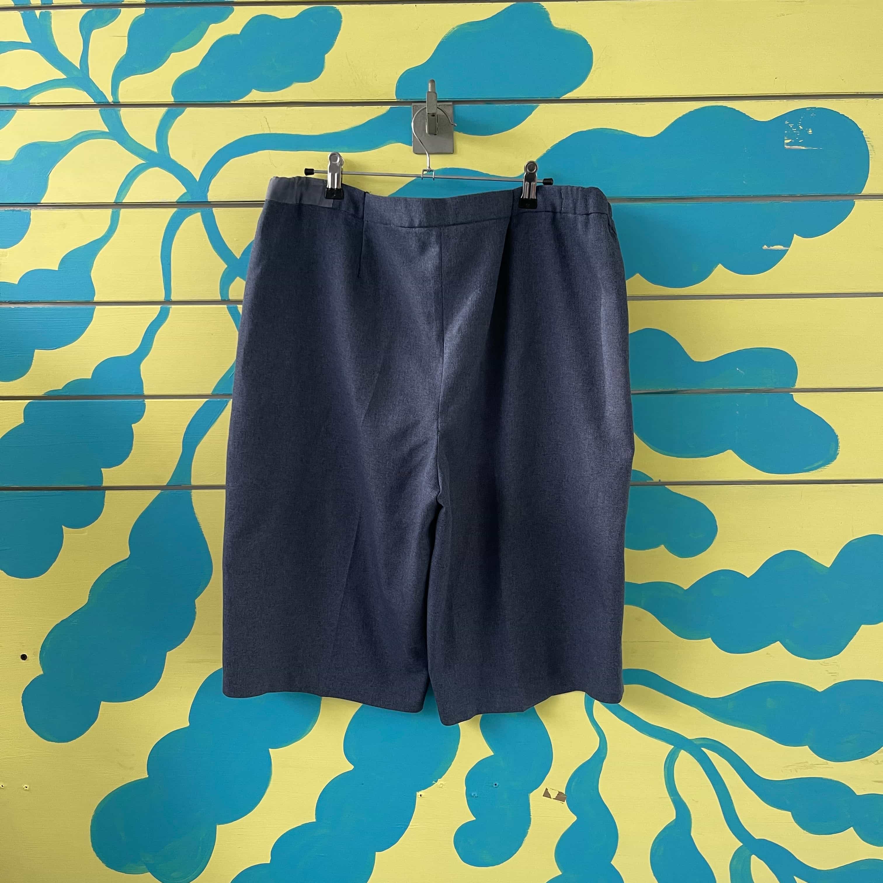 Short de lino azul - Gallery 2