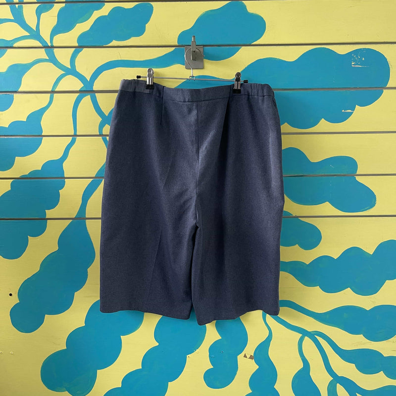 Short de lino azul - Image 2