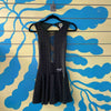 Vestido verde y negro
