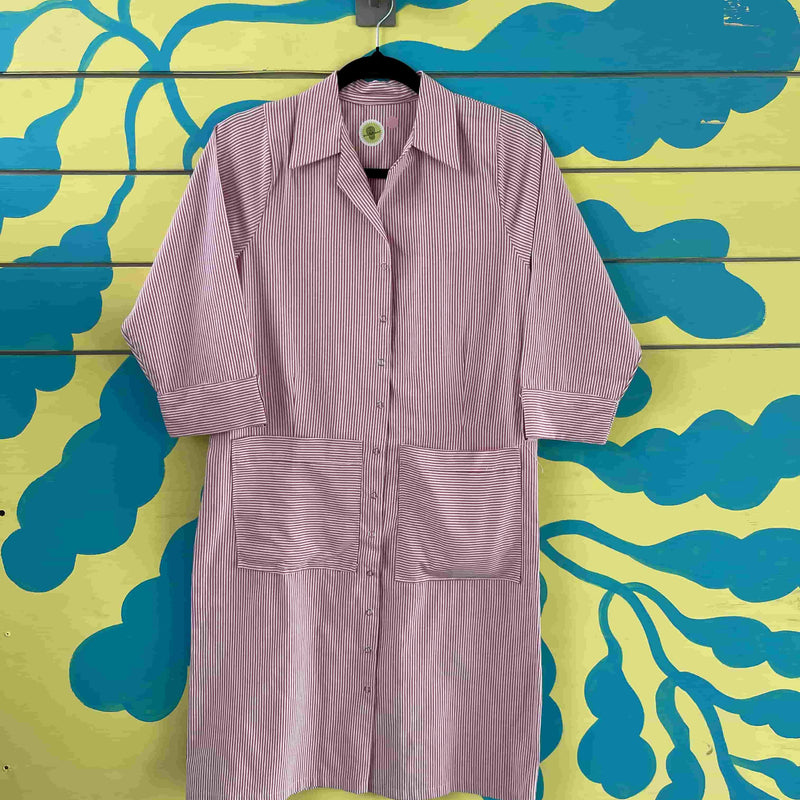 Vestido rayas rosadas - Image 1