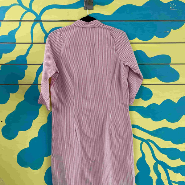 Vestido rayas rosadas - Secondary