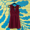 Vestido vinotinto