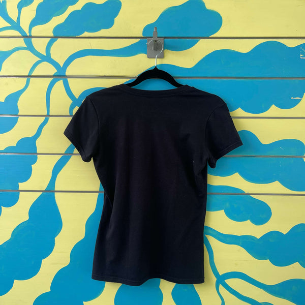 Camiseta negra con estampado de perrito - Secondary