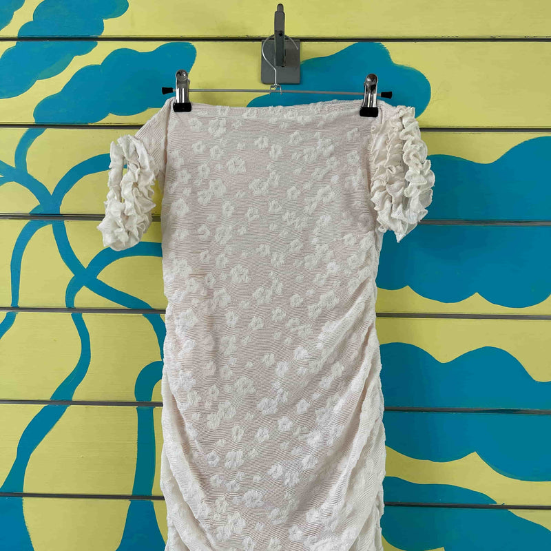 Vestido blanco de flores - Image 2