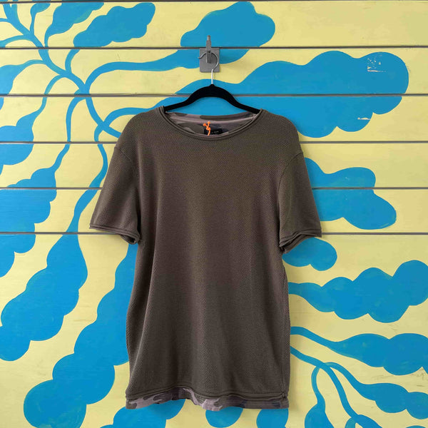 Camiseta verde militar talla XL