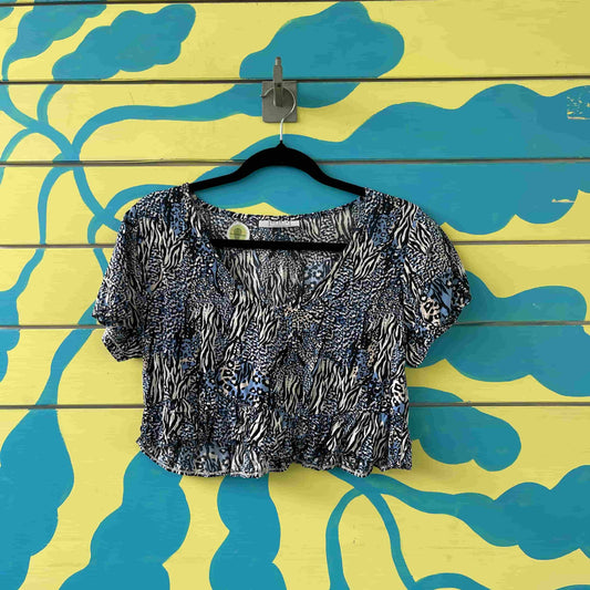 Croptop zaul animal print talla U