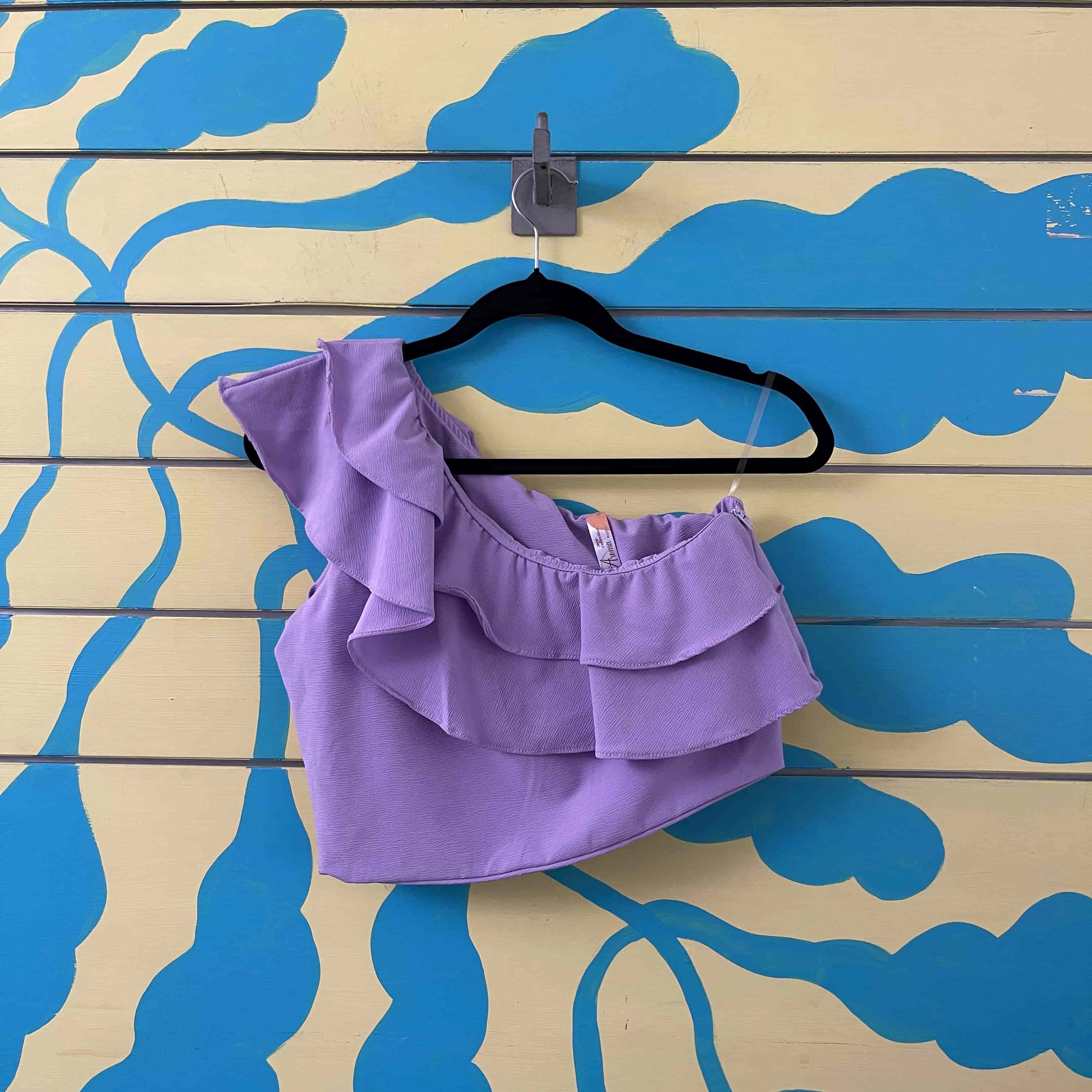 Crop Top lila talla M - Gallery 1