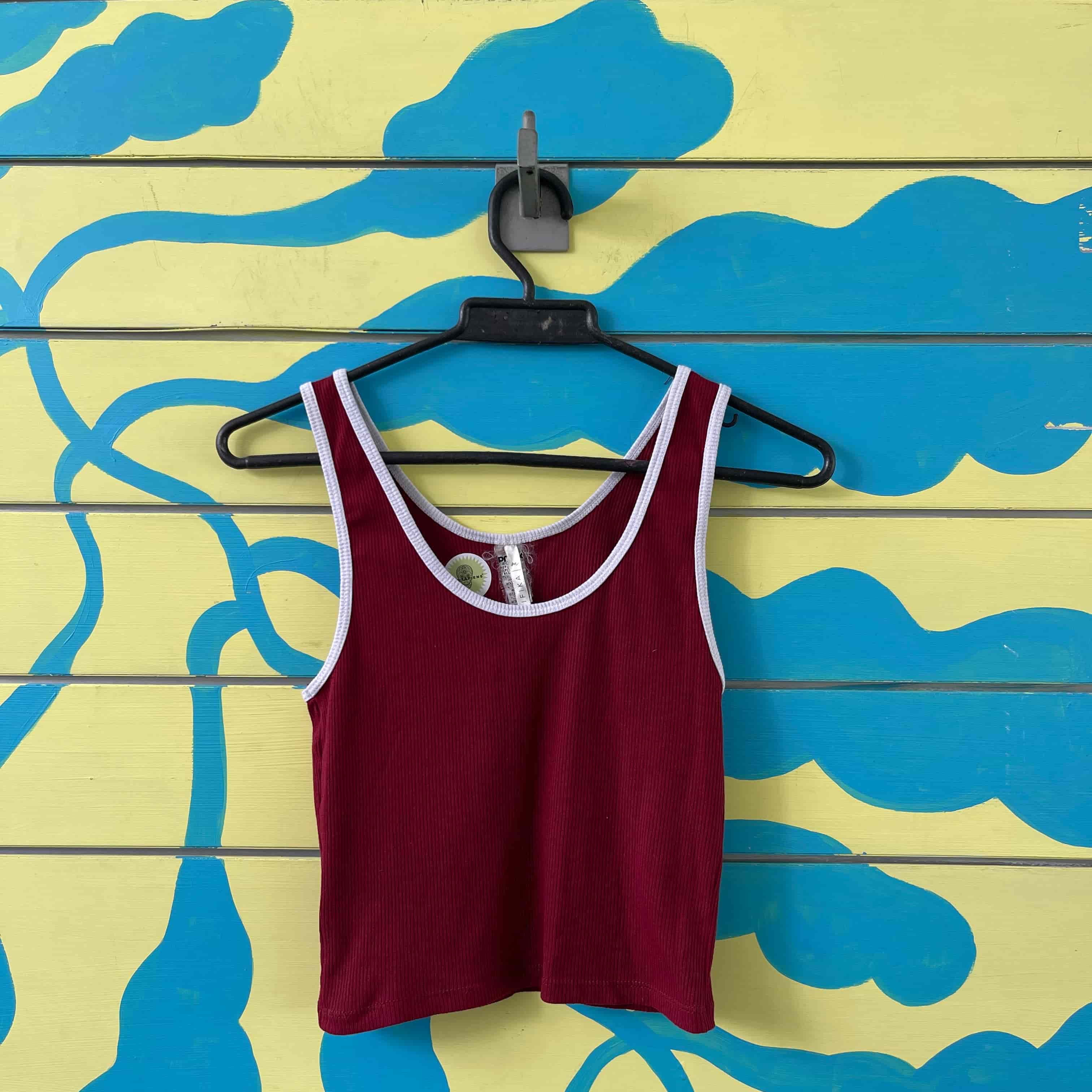 Croptop vinotinto talla M - Gallery 1