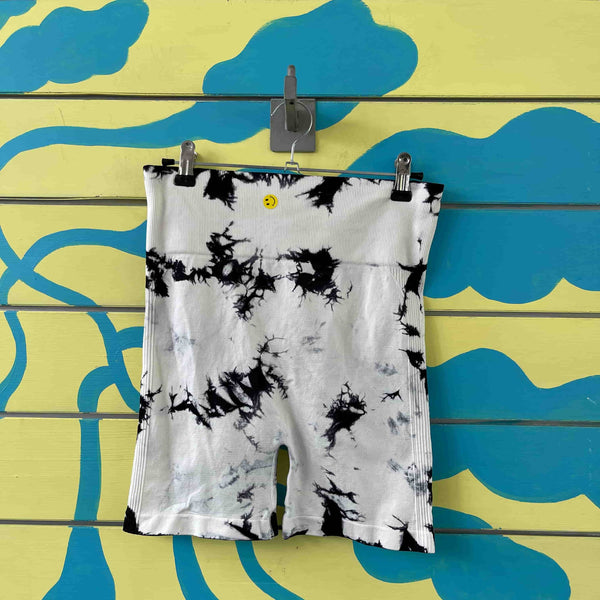Leguins blanco manchas negras talla S