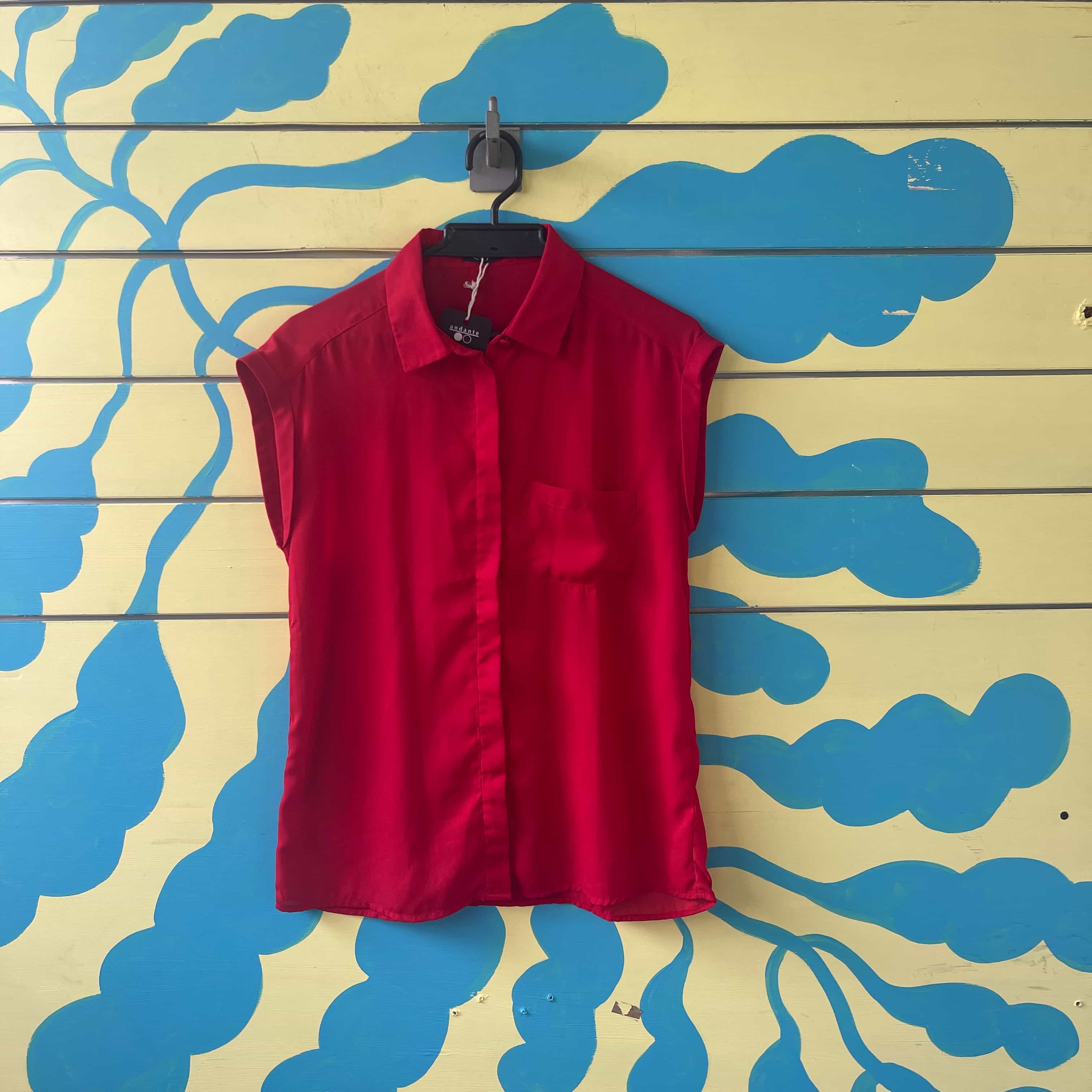 Camisa roja camisera talla S - Gallery 1