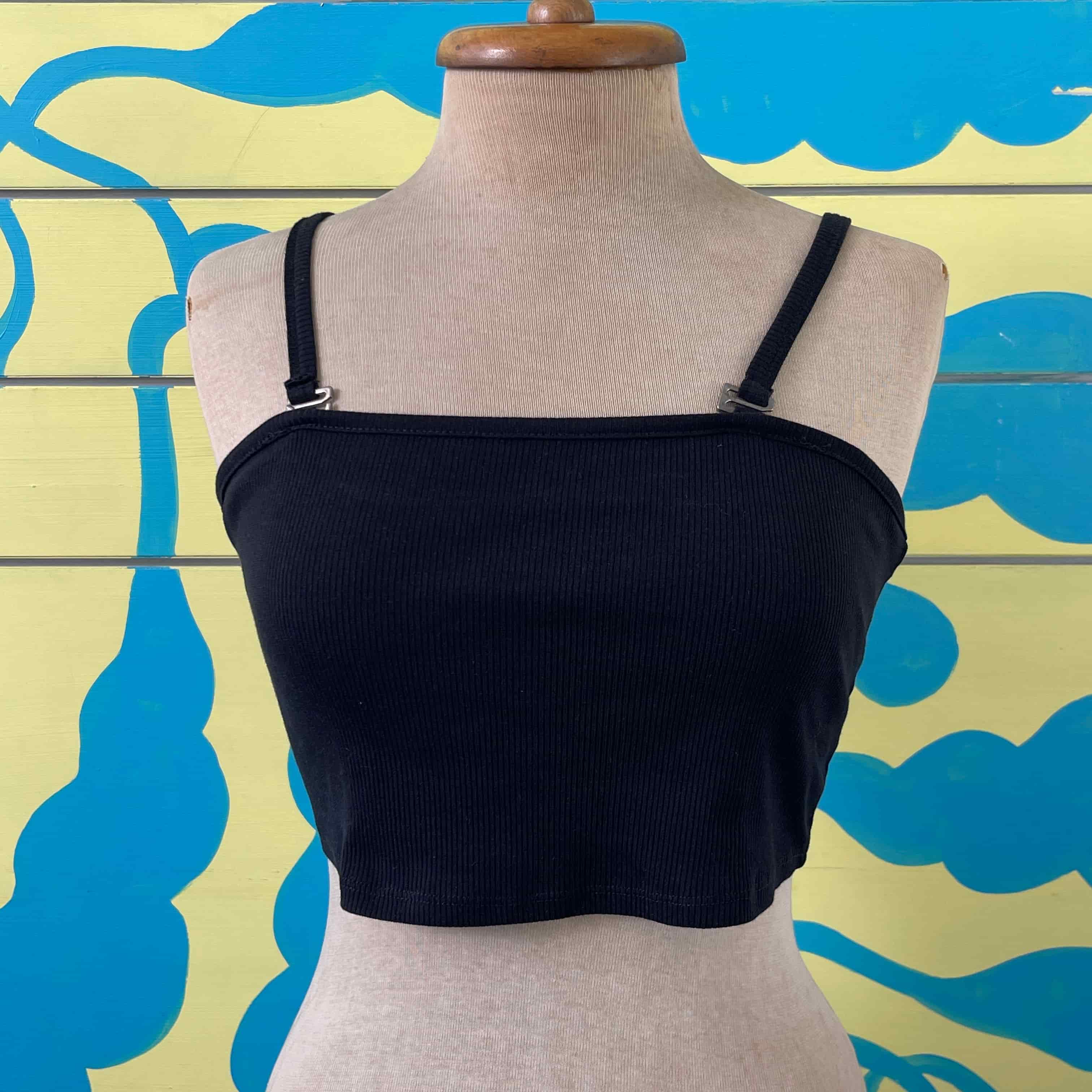 Croptop negro talla L - Gallery 1