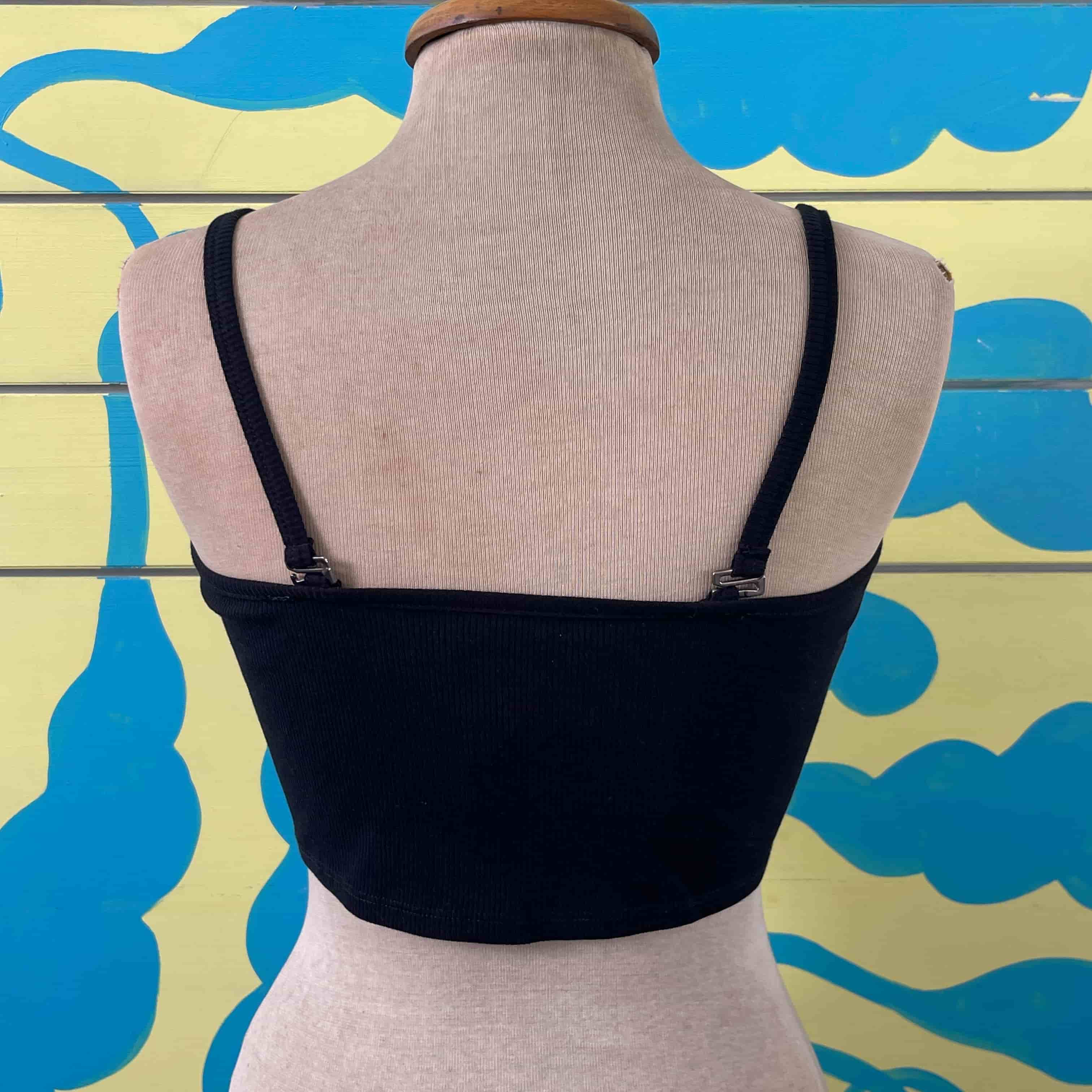 Croptop negro talla L - Gallery 2
