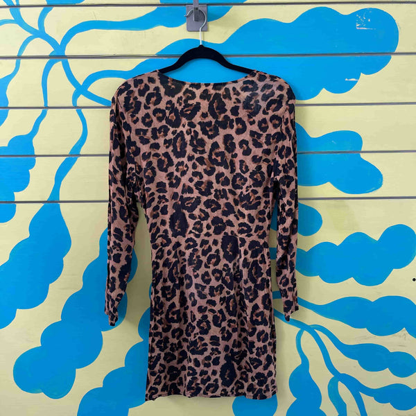 Vestido animal print talla S - Secondary