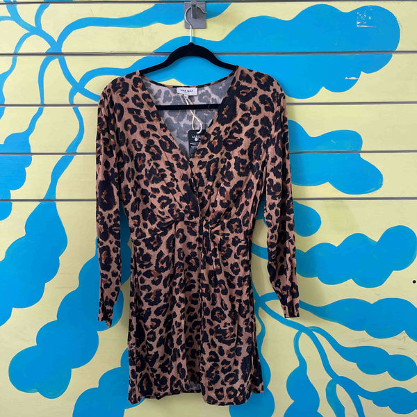 Vestido animal print talla S