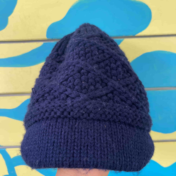 Gorro azul tejido - Secondary