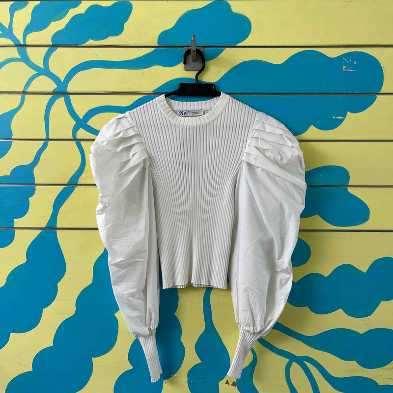 Camisa blanca Zara talla M - Image 1