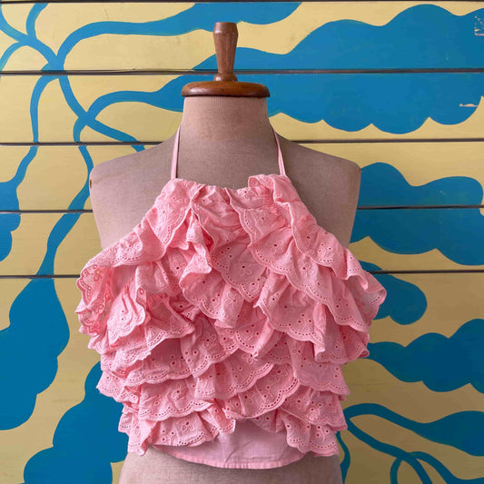 Crop Top Salmon talla L