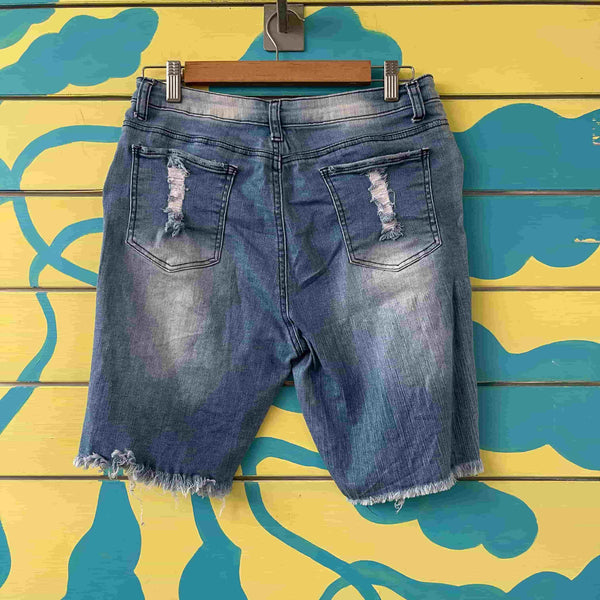 Short jean azul talla M - Secondary