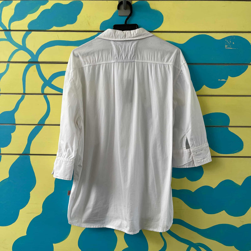 Camisa blanca de Algodon talla M - Image 2