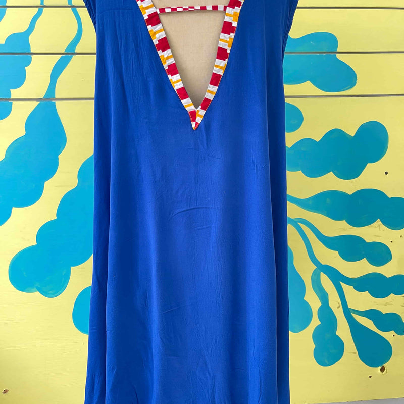 Vestido azul tiras atrás talla L - Image 2