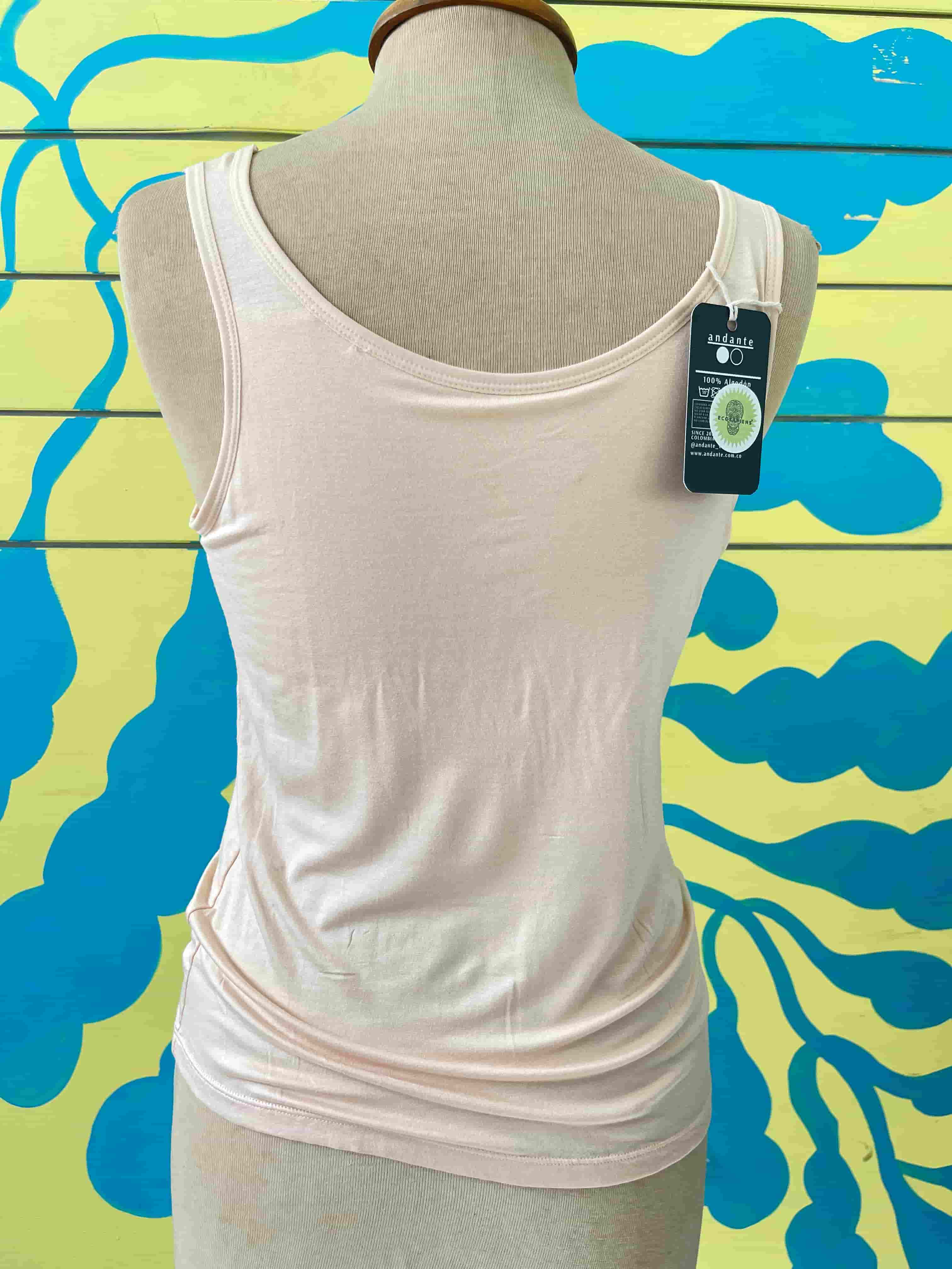 Camisilla rosa con brasiere talla M - Gallery 2