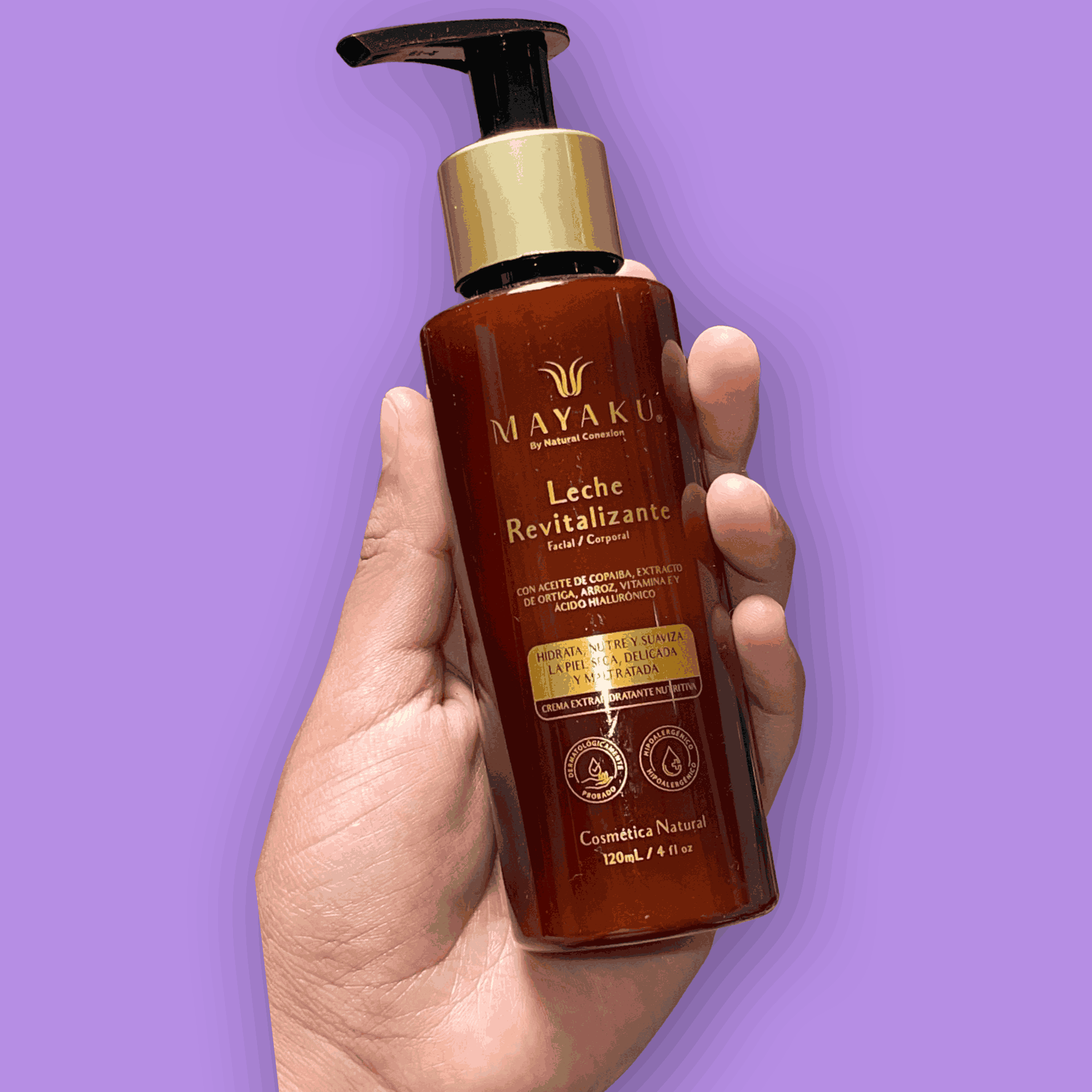Leche Revitalizante Crema Extrahidratante Nutritiva Mayakú By Natural Conexion 120 ml. - Gallery 1