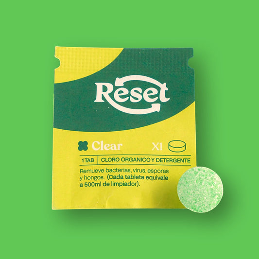 Cloro Orgánico con Detergente Tableta Reset x 1
