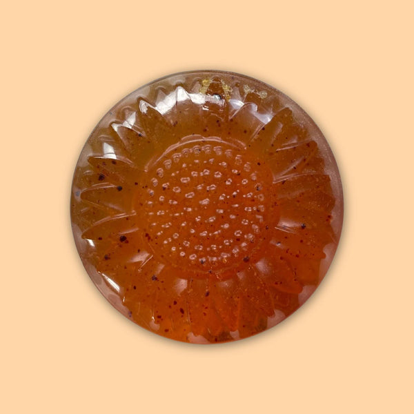 Jabón de Caléndula + Naranja y Cúrcuma Hijas de la Tierra 90 gr.