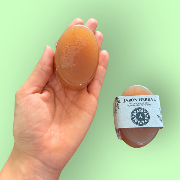 Jabón Natural de Rosa Miel y Leche Ayurveda Ancestral 60 gr. - Secondary