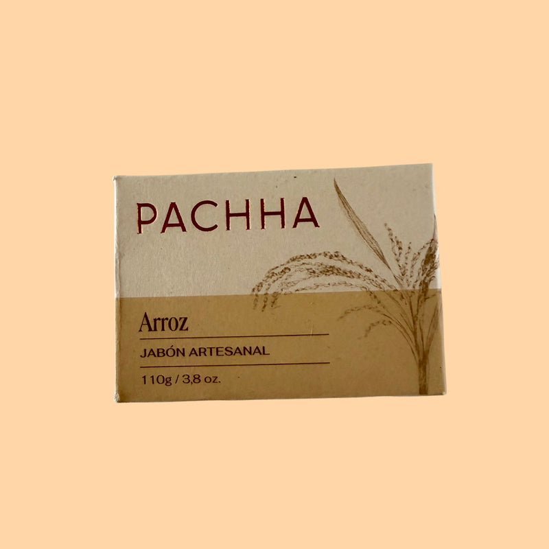 Jabon Corporal de Arroz Pachha 110 gr. - Image 2