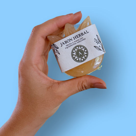 Jabón Natural de Caléndula Rosa y Miel 60 gr. Ayurveda Ancestral