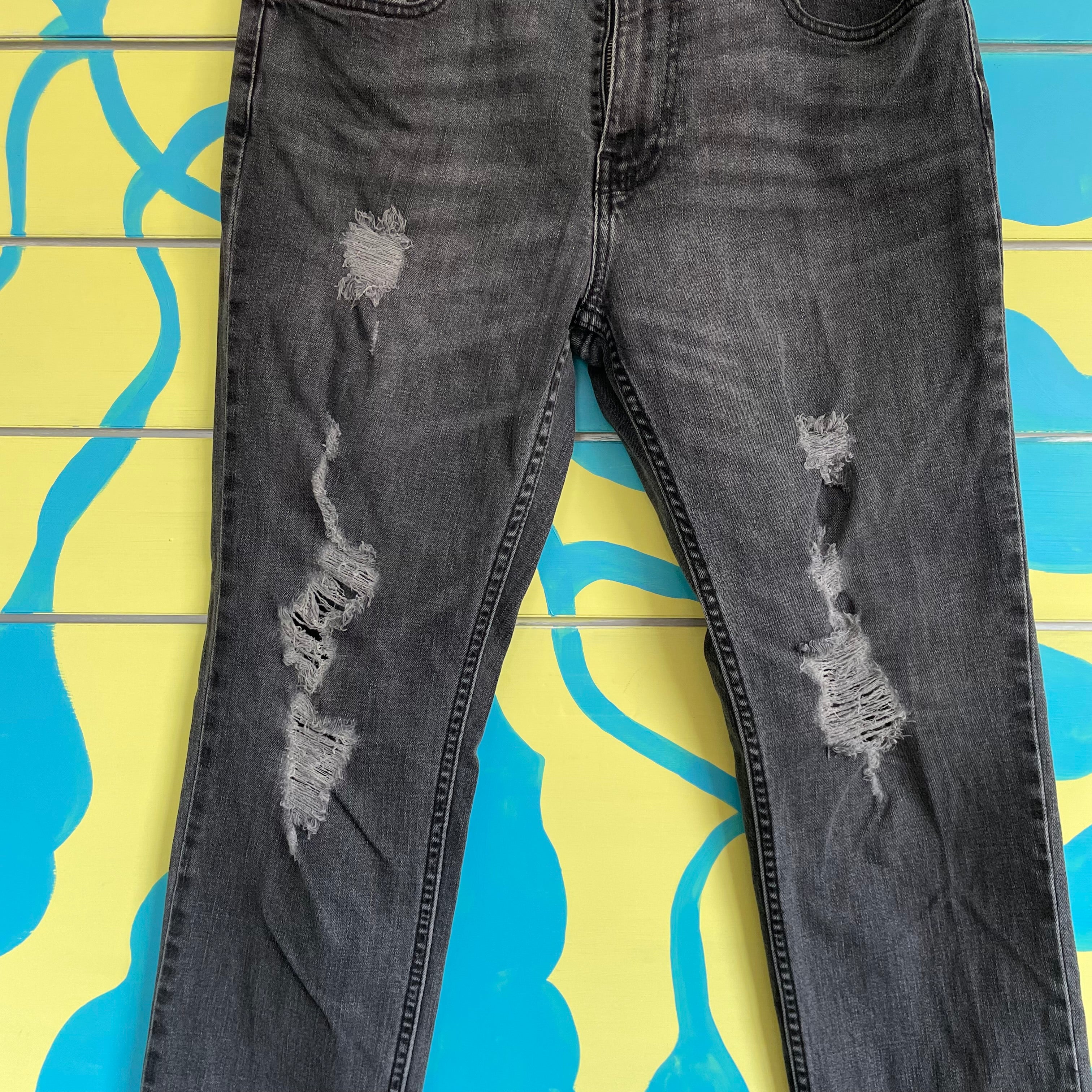 Jean Hombre Negro Rotos - Gallery 3