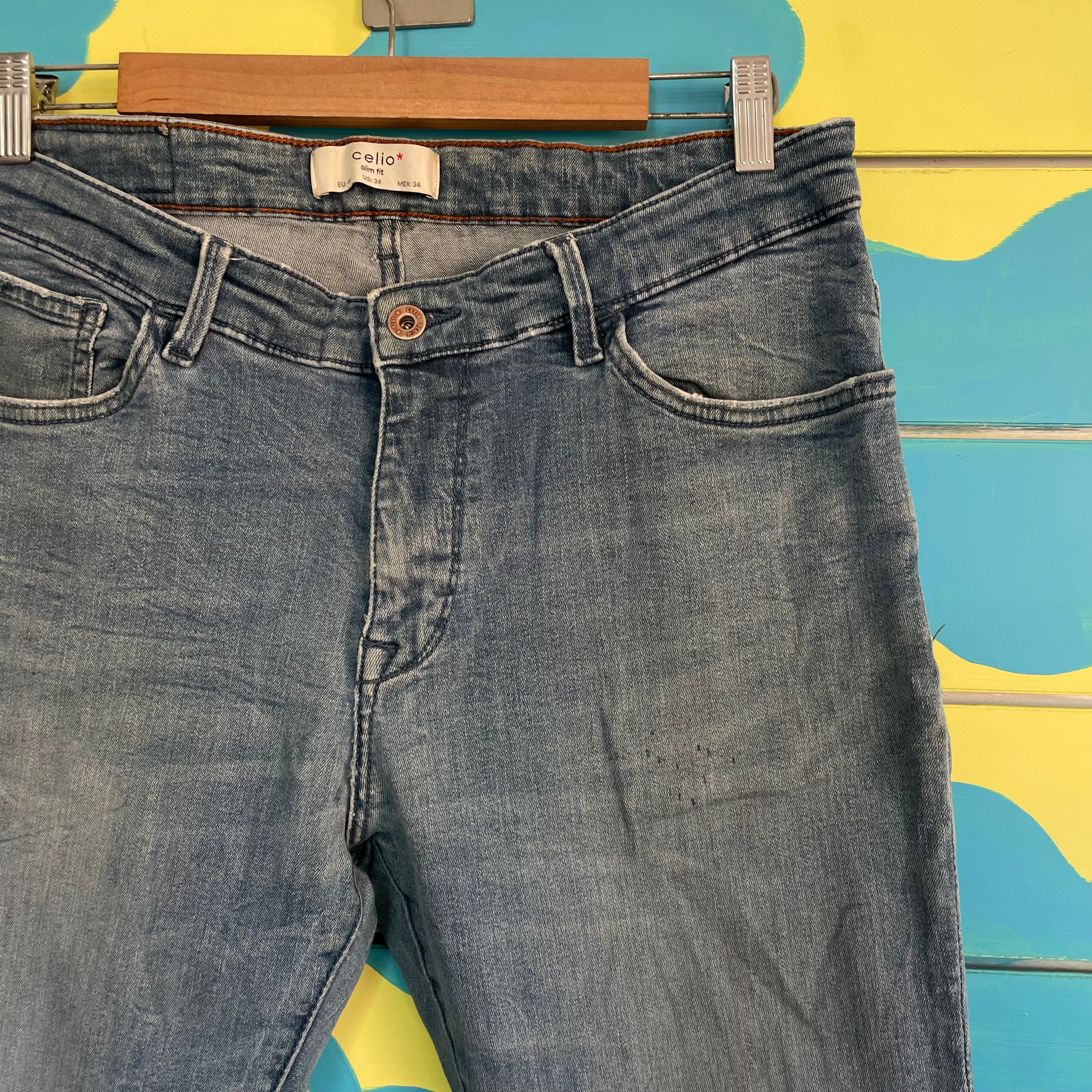 Jean Hombre Slim Fit Azul Claro - Gallery 2