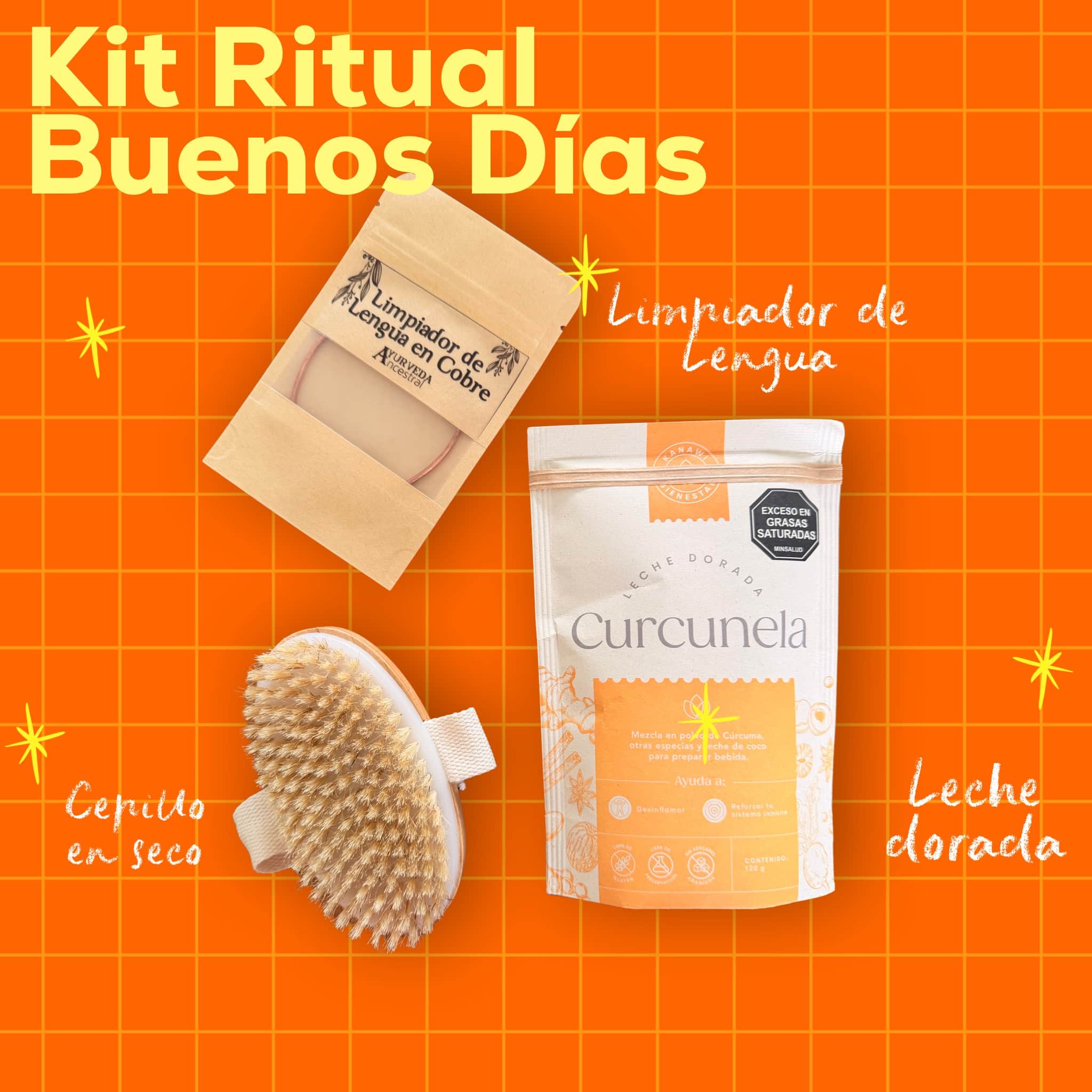 Kit Ritual Buenos Días - Leche Dorada - Gallery 1