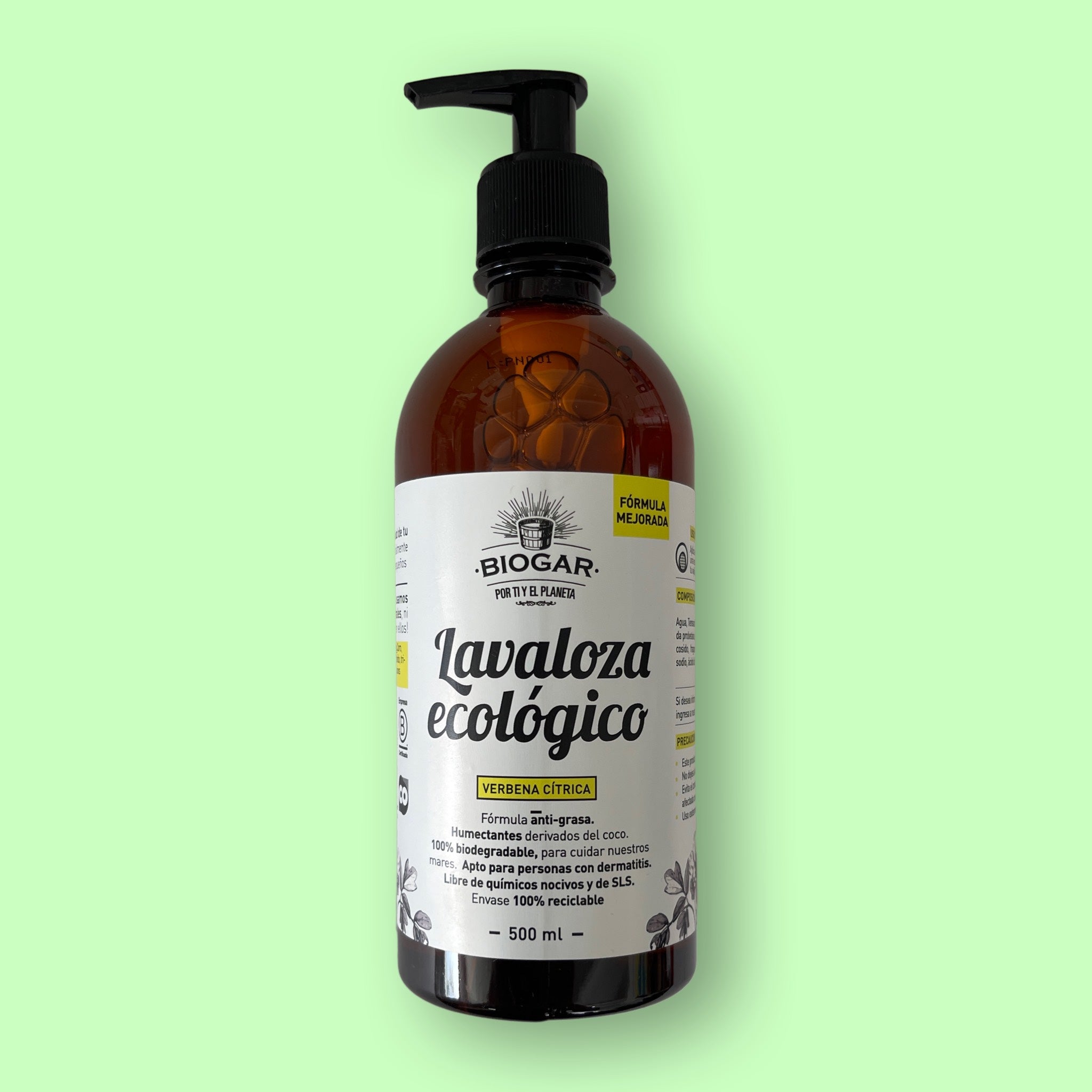 Lavaloza Ecológico Verbena Citrical 500 ml. Biogar - Gallery 1