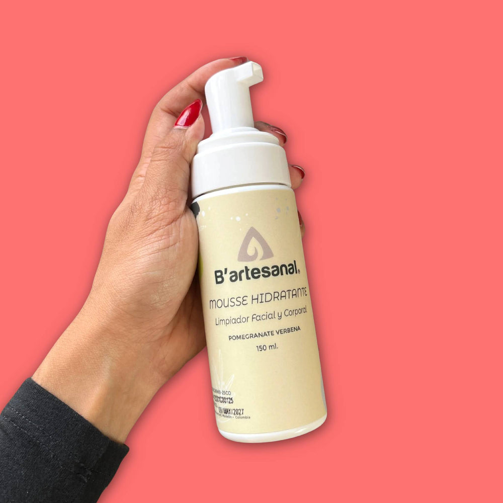 Mousse limpiadora Facial y Corporal 150 ml. B'artesanal
