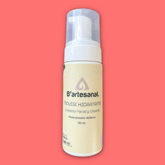 Mousse limpiadora Facial y Corporal 150 ml. B'artesanal
